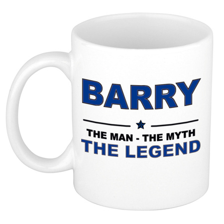 Barry The man, The myth the legend cadeau koffie mok / thee beker 300 ml