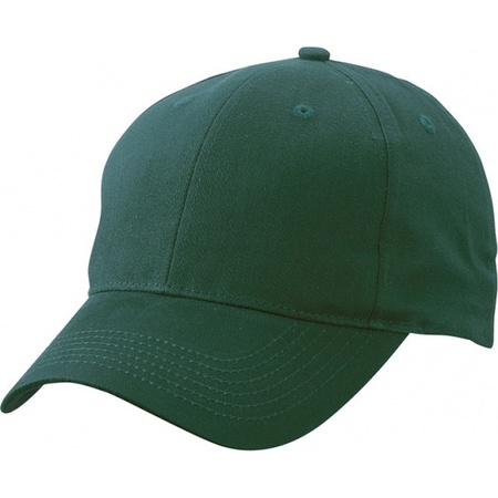 6 panel baseball cap dark green