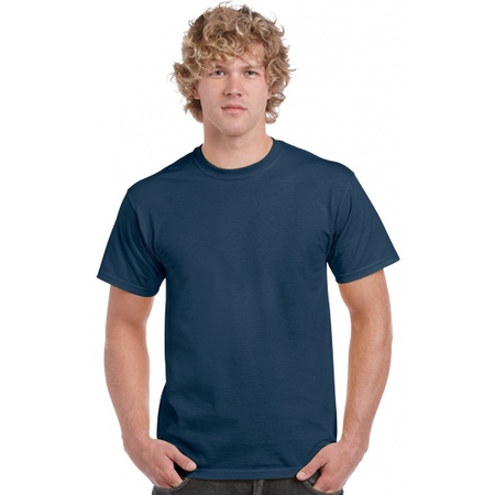Basic t-shirt dusk blauw voor heren