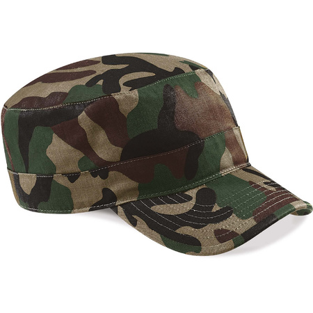 Camouflage army cap 100% cotton