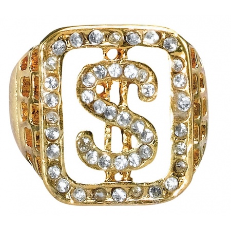 Big Daddy golden ring with diamonds