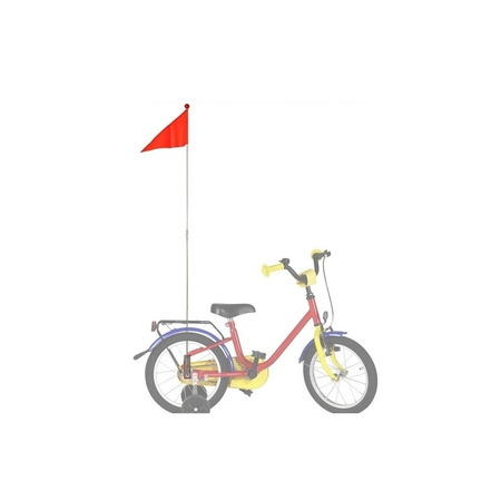 Bike Fun fietsvlag oranje
