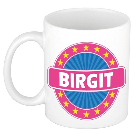 Birgit naam koffie mok / beker 300 ml