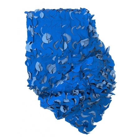 Blauw camouflage net 3 x 2,4 meter