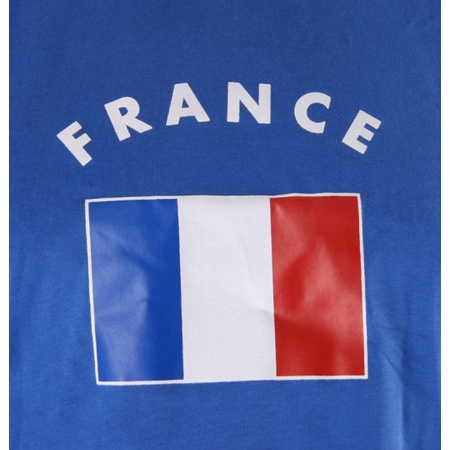 Blauw heren shirt Frankrijk