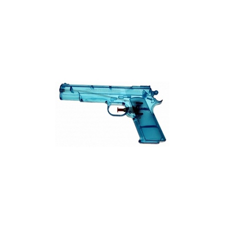 Blauw speelgoed waterpistool 20 cm