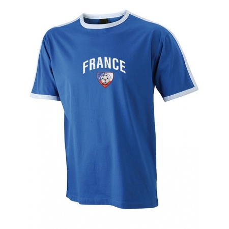 Blauw voetbalshirt Frankrijk heren