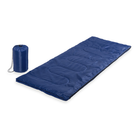 Blue 1 person sleeping bag warm 75 x 185 cm