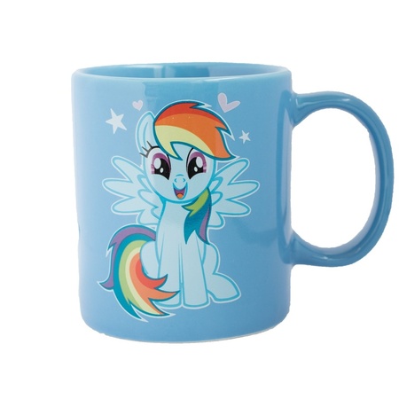 Blauwe My Little Pony mok/drinkbeker Rainbow Dash 320 ml