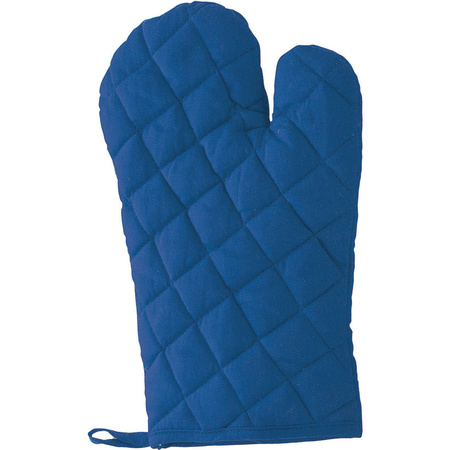 Blue oven mitt/glove kitchen textiles