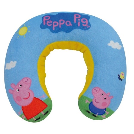Blue Peppa Pig Nickelodeon neck pillow for boys