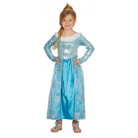Blue princess dress for girls