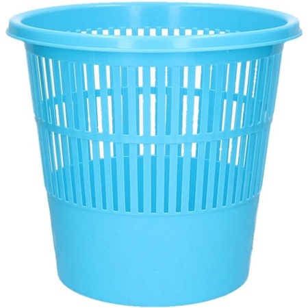Blauwe vuilnisbak/prullenbak 20 liter