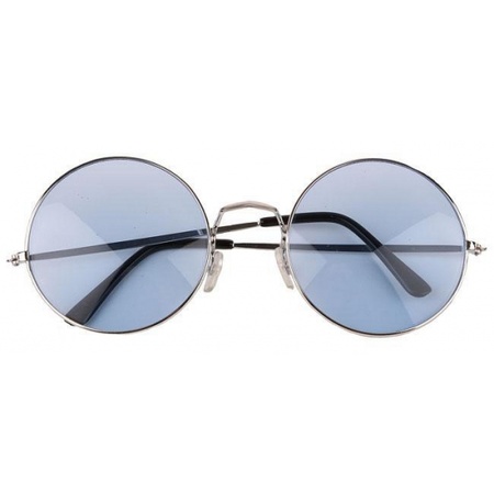 Blue XL hippie glasses with big glasses