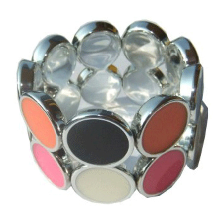 Bling bracelet with coloured circles