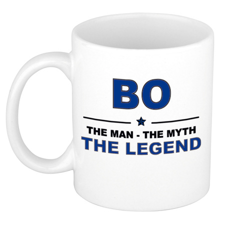 Bo The man, The myth the legend name mug 300 ml