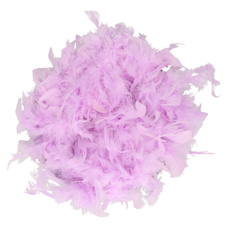 Boa pastel lila paars 180 cm