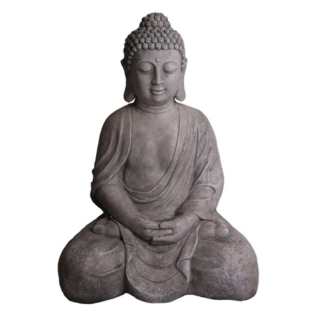 Boeddha beeld grijs 71 cm