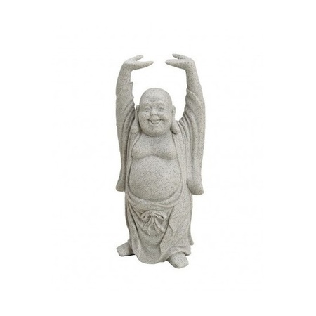 Buddha statue grey 16 cm