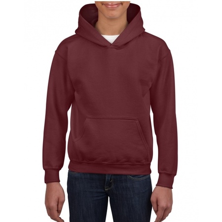 Bordeaux hooded sweater for boys