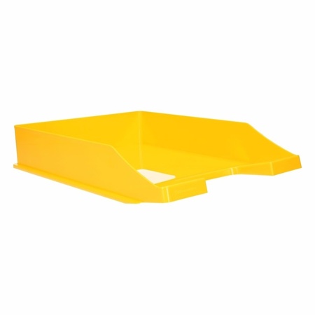 Letter tray yellow A4 size 5 x