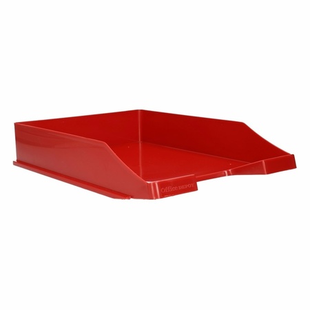 Letter tray red A4 size 5 x