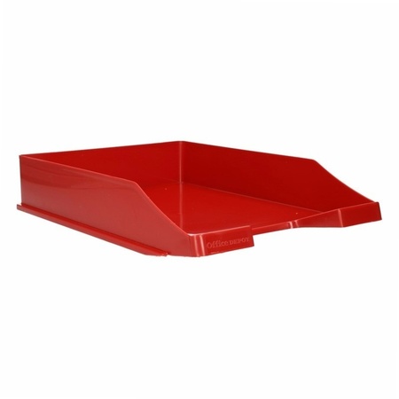 Letter trays red A4 size 2 pcs