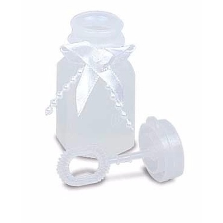 Wedding bubble blowers with bow 48x