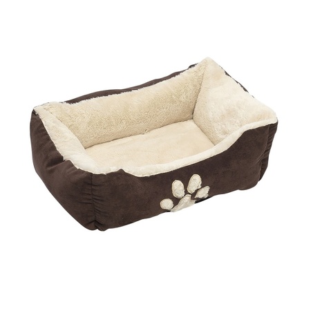 Brown dog basket/pillow 47 cm