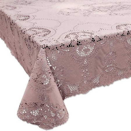 Outdoor tablecloth dusty pink Amira 137 x 180 cm rectangle