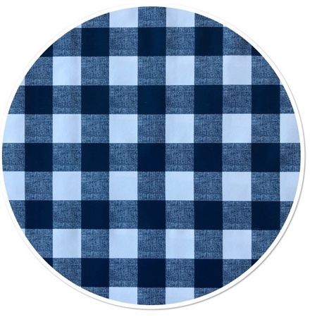 Outdoor tablecloth blue 160 cm round