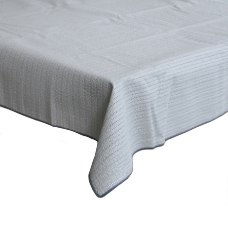 Outdoor tablecloth grey 130 x 160 cm