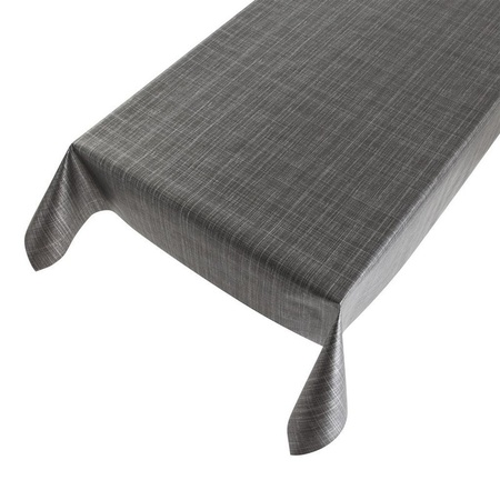 Outdoor tablecloth tweed anthracite 140 x 170 cm