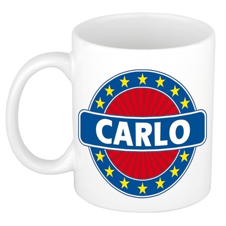 Carlo naam koffie mok / beker 300 ml