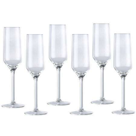 Champagneglas / glazen 18x stuks 22 centiliter