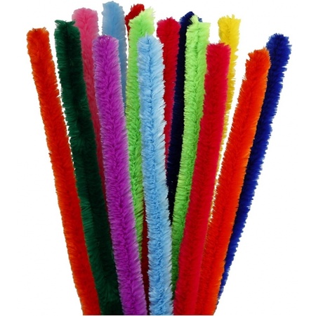 Pipe cleaners colors 30 cm 15x pcs