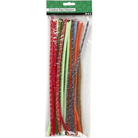 Pipe cleaners colors 30 cm 30x pcs