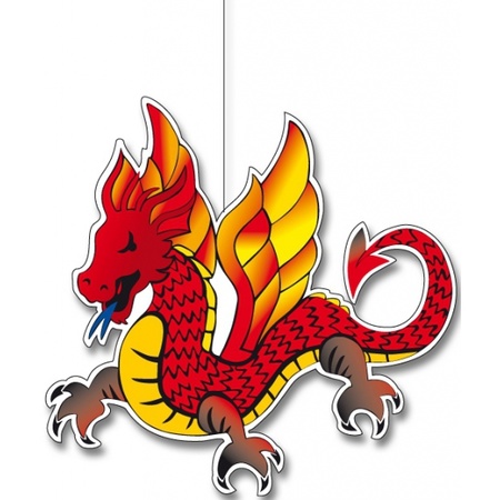 Chinese dragon hang decoration 30 cm