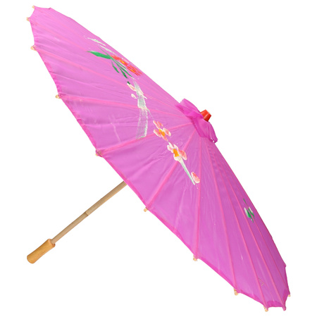 Chinese paraplu paars 50 cm