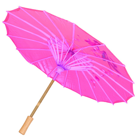 Chinese paraplu paars 50 cm