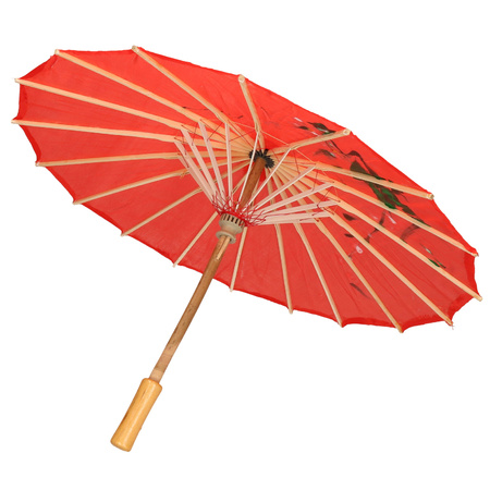 Chinese paraplu rood 50 cm