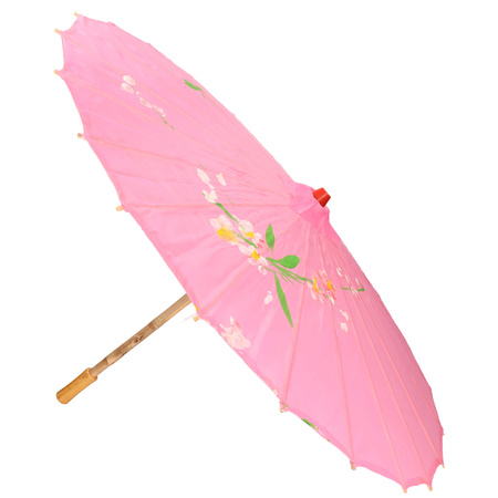 Chinese paraplu roze 50 cm