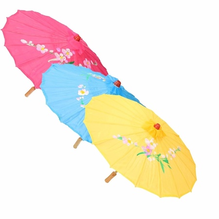 Chinese paraplu wit 50 cm