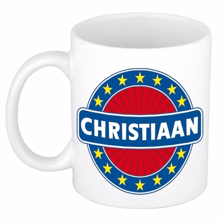 Christiaan naam koffie mok / beker 300 ml