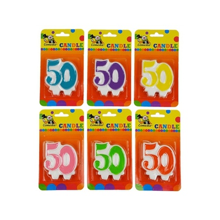 Number candle 50