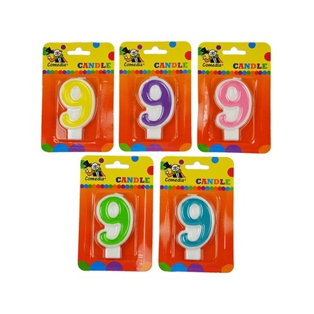 Number candle 9