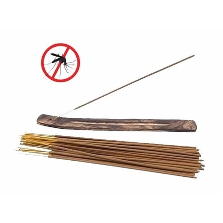 Citronella incense sticks with holder - 30x incense - lemon scent