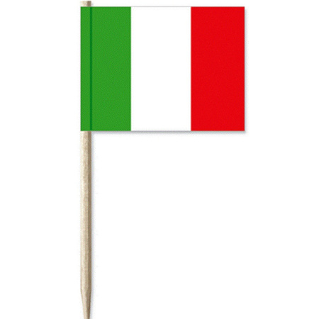 Cocktail sticks Italy 100x pieces