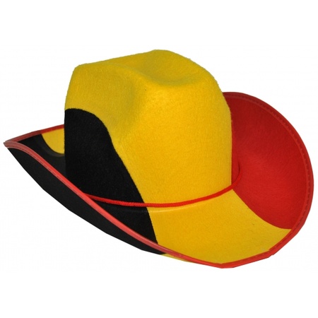 Cowboy hat supporters Belgium