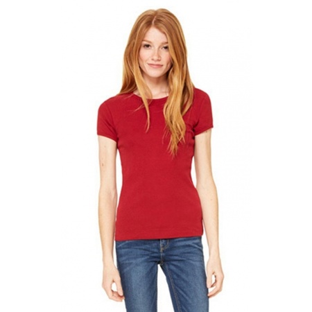 Ladies t-shirts Hanna dark red